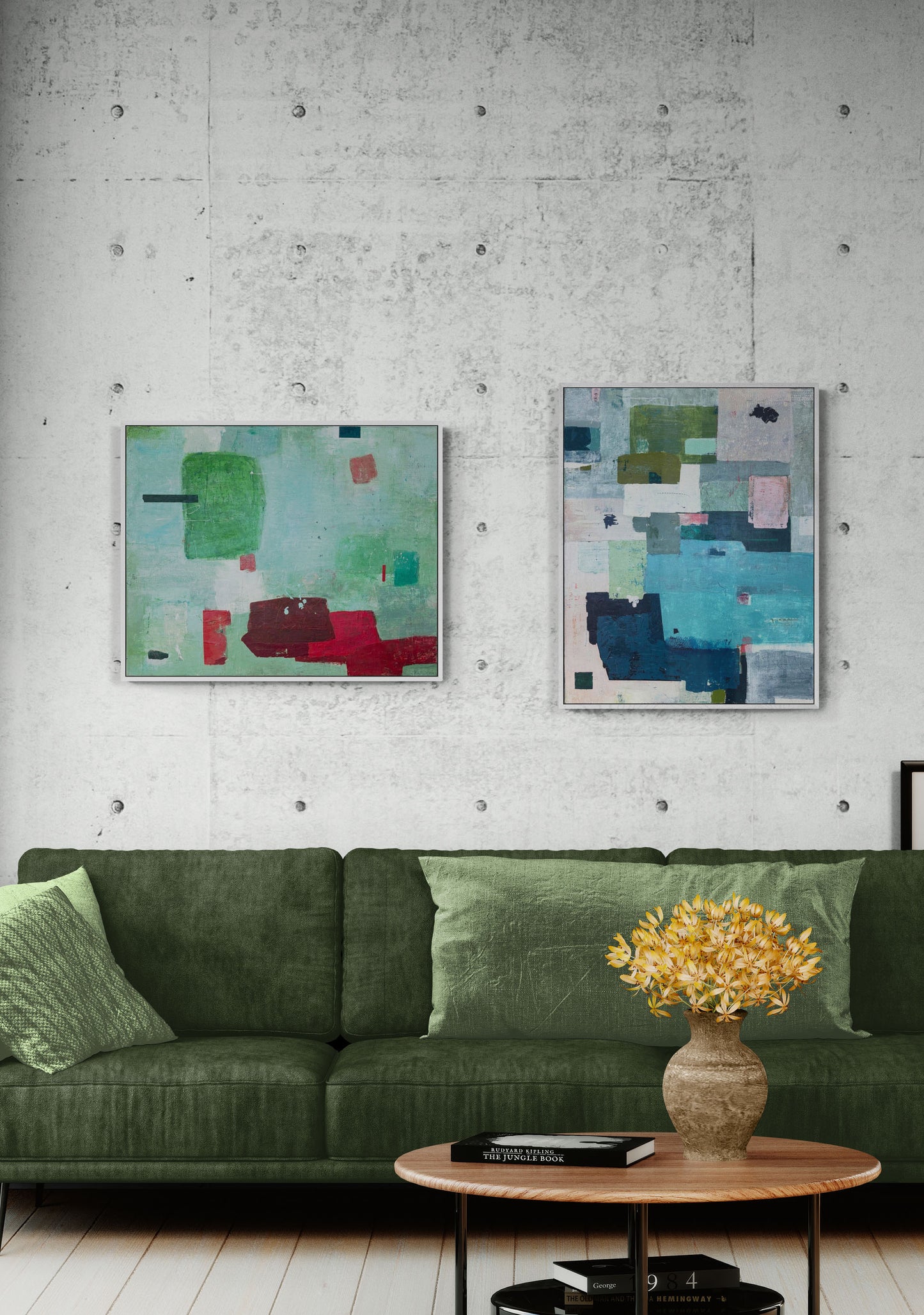 Original Painting On Canvas 'Bliss o'Clock'
