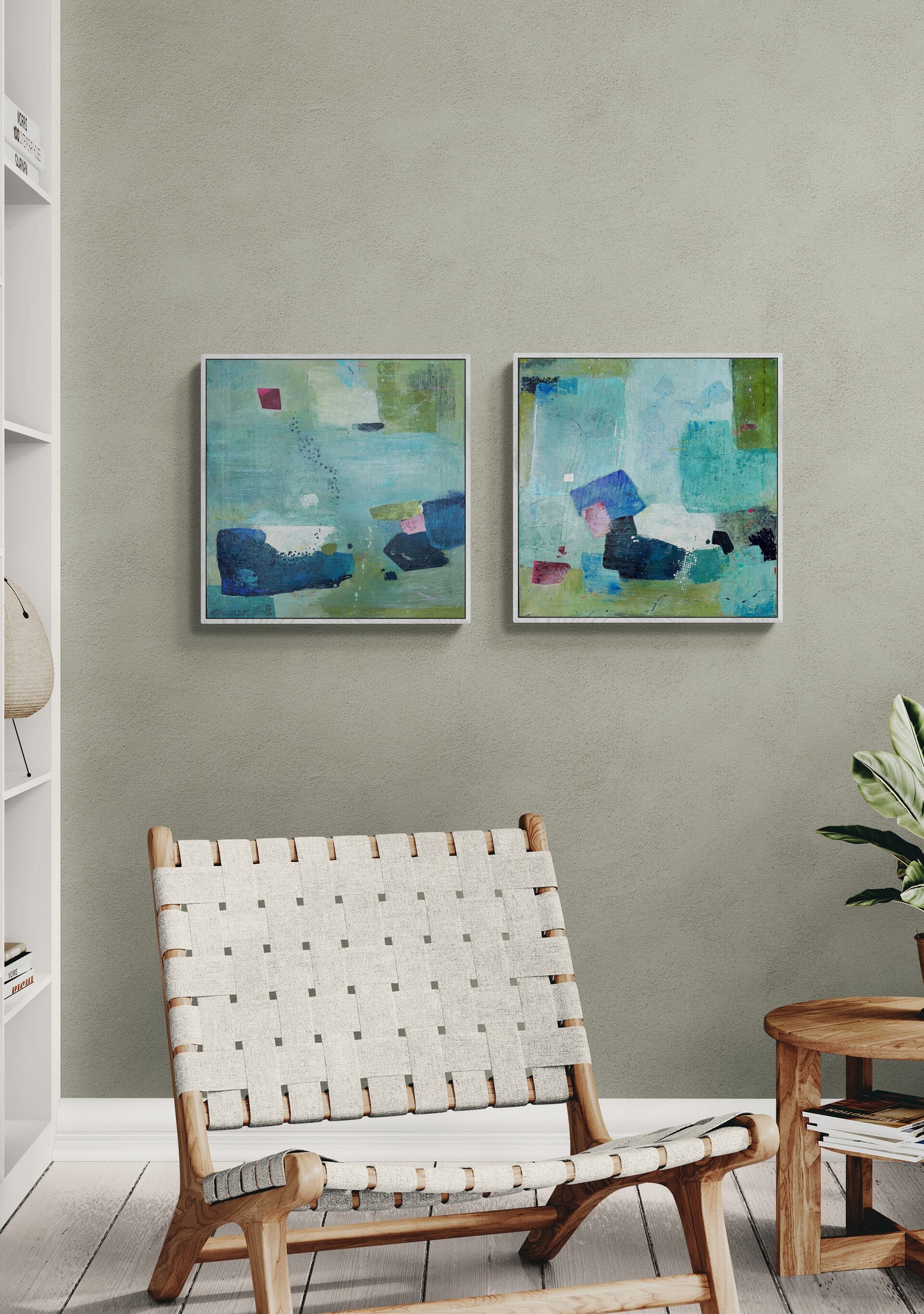 Original Painting On Canvas 'Boulders' Memories I'