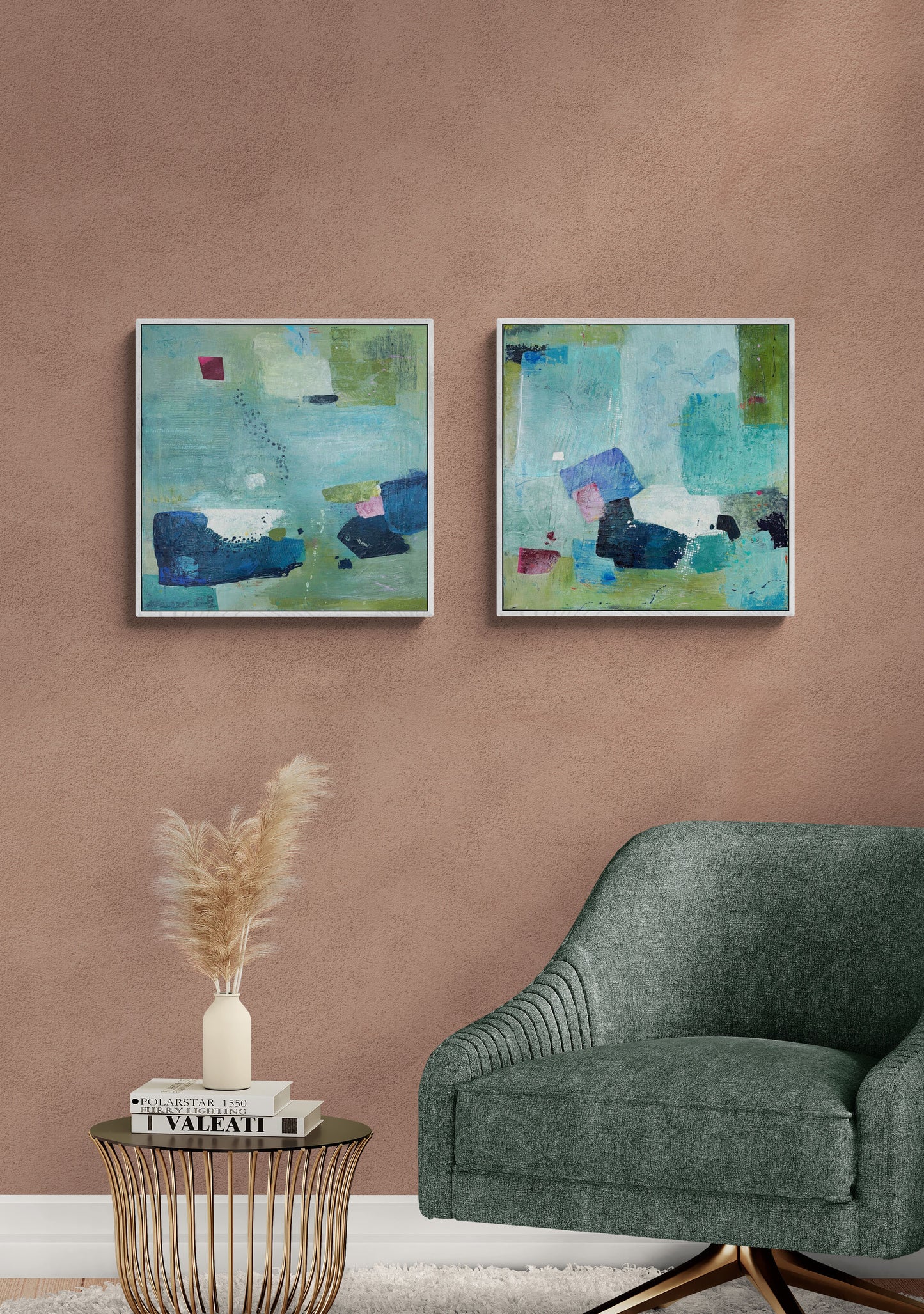 Original Painting On Canvas 'Boulders' Memories II'