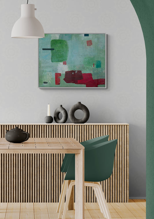 Original Painting On Canvas 'Bliss o'Clock'