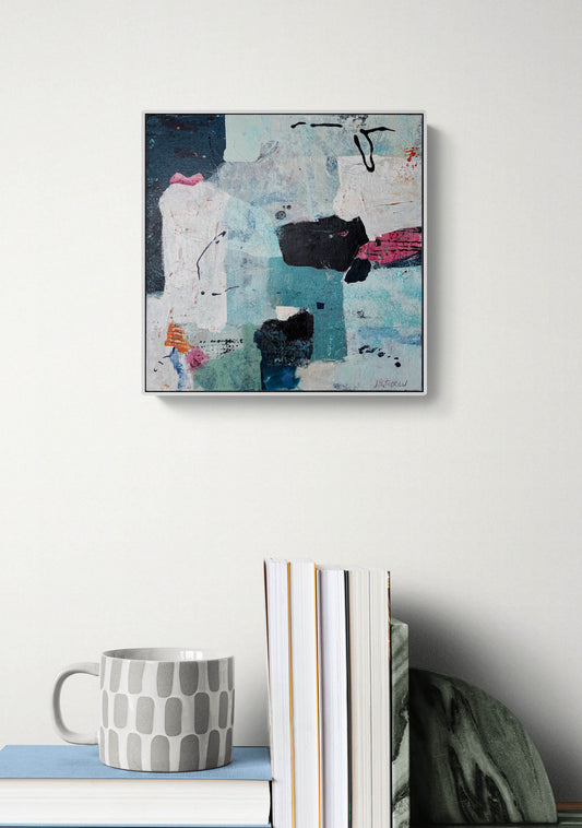 Original Painting On Canvas 'Time Flies'