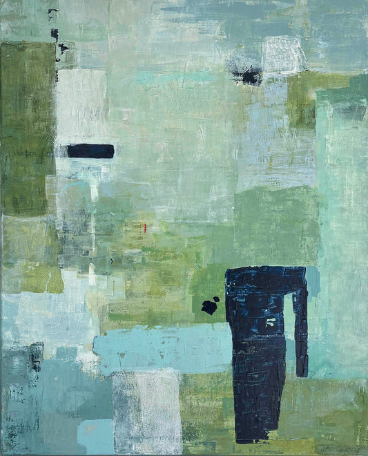 Original Painting On Canvas 'Decluttering'