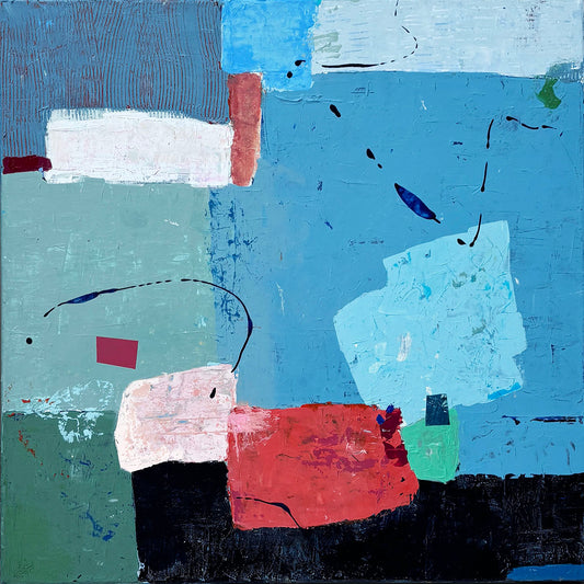 Original Painting On Canvas 'The Mind's Masonry'